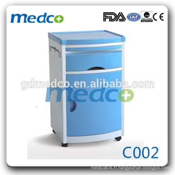 Meubles Manufactrer Colorful ABS Cabinet de chevet pour hôpital C002